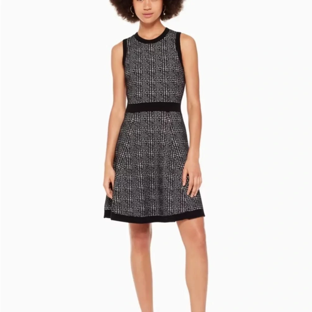 Kate Spade Out West Mod Plaid Sweater Dress